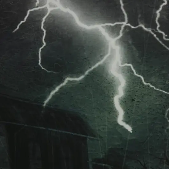 Haunted House with Jack-O'-Lanterns LED Canvas Wall Art {5}