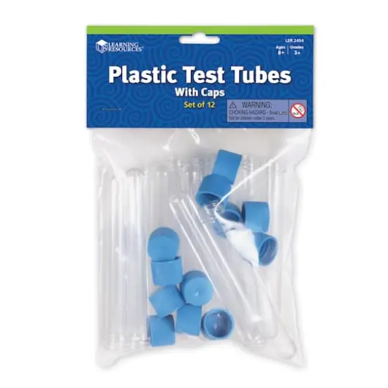 Learning Resources&reg; 12 Pack Capped Plastic Test Tubes, 3 Sets {3}