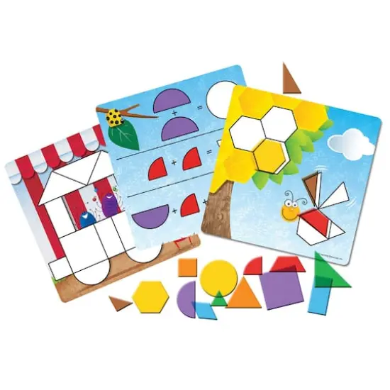 Learning Resources® Shapes Don't Bug Me™ Geometry Activity Set {3}
