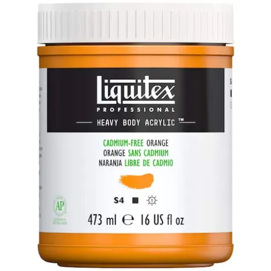 Liquitex&reg; Professional Heavy Body Acrylic&trade; Paint, 16oz. Cadmium Free Orange {1}