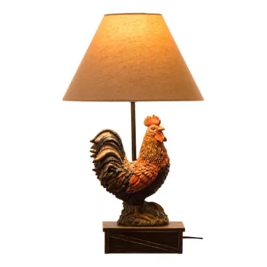 Glitzhome&reg; Table Lamp, Rooster  {1}
