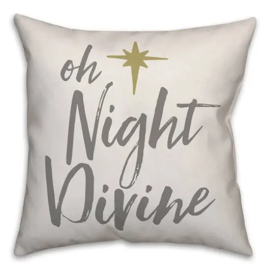 Designs Direct Oh Night Divine 18x18 Throw Pillow {1}