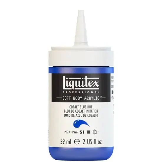 Liquitex&reg; Professional Soft Body Acrylic Bottle, 2oz. Cobalt Blue Hue {3}