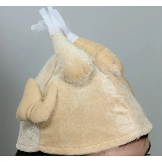 Adult Thanksgiving Turkey Plush Costume Hat {3}