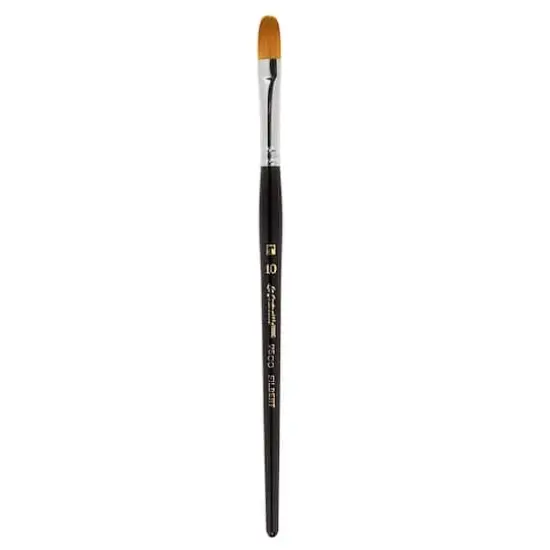 Golden Taklon Short Handle Filbert Brush by Artist's Loft&trade; Vienna {6}