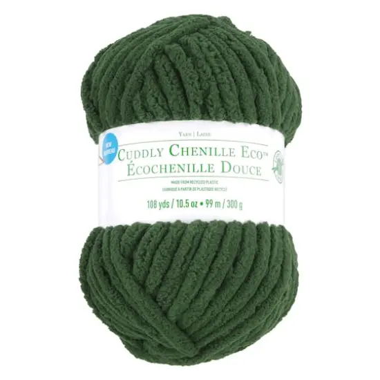 Cuddly Chenille Eco&trade; Yarn by Loops & Threads&trade; Cedar Green {1}
