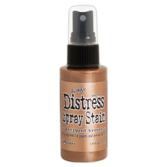 Tim Holtz Distress&reg; Spray Stain, 1.9oz. Antiqued Bronze {1}