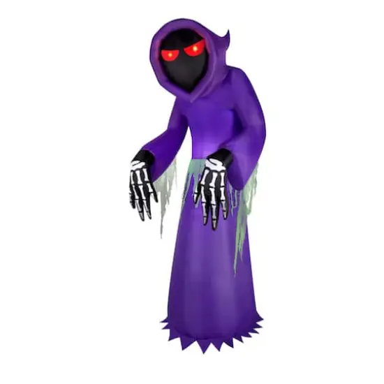 7ft. Airflowz Inflatable Halloween Faceless Reaper {1}