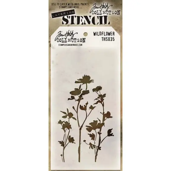 Stampers Anonymous Tim Holtz&reg; Wildflower Layered Stencil {1}