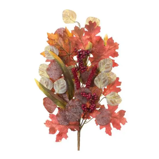 Orange Mixed Fall Foliage Leaf Stems, 2ct. {3}