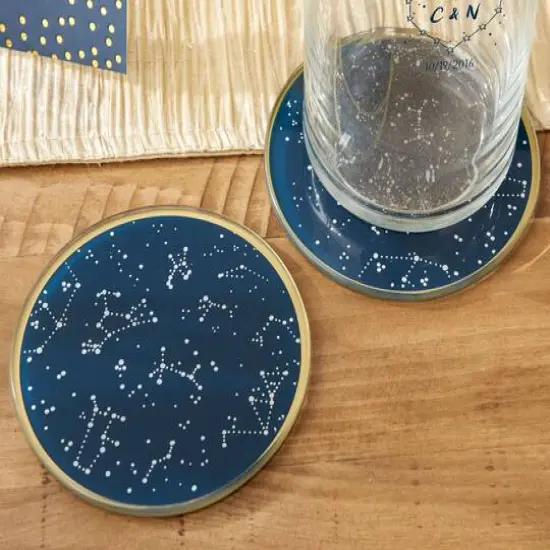 Kate Aspen&reg; Under the Stars Glass Coaster Sets, 4ct. {5}