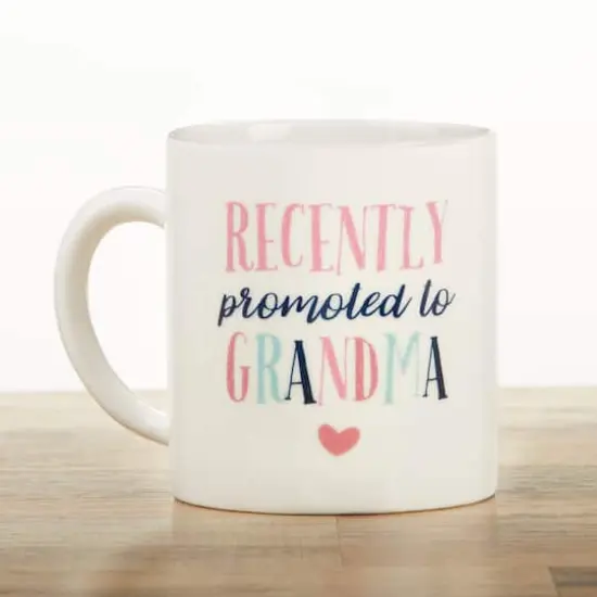 Kate Aspen&reg; Promoted To Grandma 16 oz. White Coffee Mug {3}
