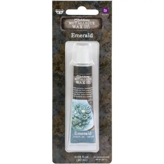 Finnabair&reg; Art Alchemy Metallique Wax, 0.68oz. Emerald {1}