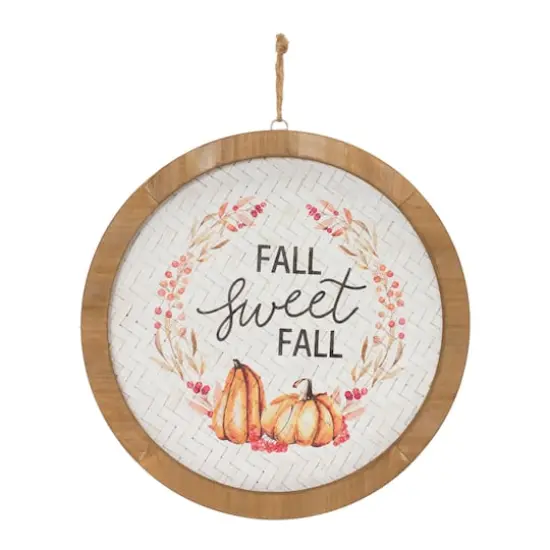 11.75" Fall Harvest Plaque Set {3}