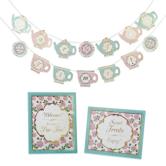 Kate Aspen&reg; Tea Time Whimsy Par-Tea Time Party Decor Kit {1}