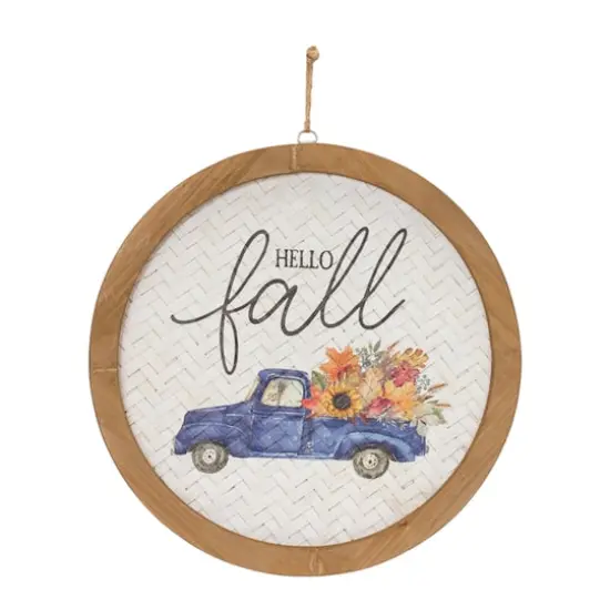 11.75" Fall Harvest Plaque Set {4}