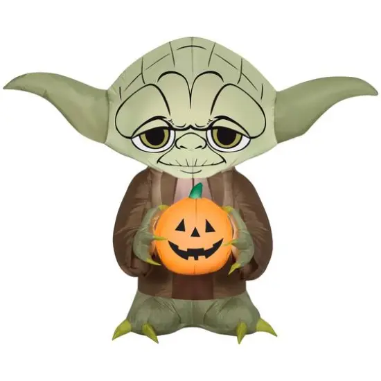 3ft. Airblown&reg; Inflated Halloween Star Wars Yoda {1}