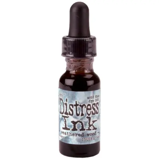 Tim Holtz Distress&reg; Ink Pad Reinker Weathered Wood {1}