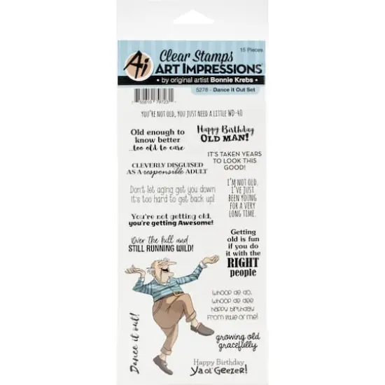 Art Impressions Dance It Out Clear Stamp Set {1}