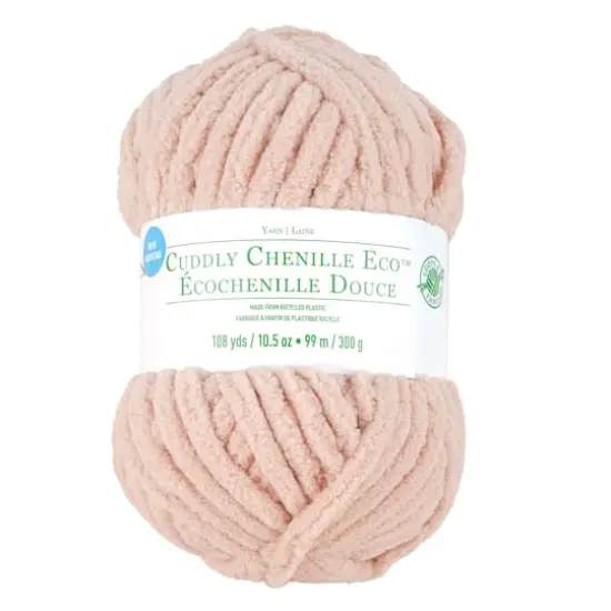 Cuddly Chenille Eco&trade; Yarn by Loops & Threads&trade; Dusty Rose {1}