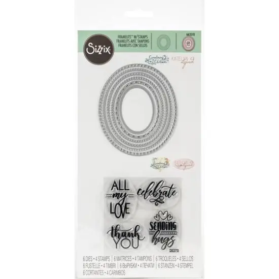 Sizzix&reg; Framelits&trade; Layered Ovals Die & Stamp Set {1}