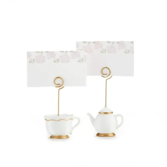 Kate Aspen&reg; Tea Time Whimsy Place Card Holder, 6ct. {1}