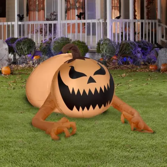 2ft. Airblown&reg; Inflatable Halloween Pumpkin Monster {3}