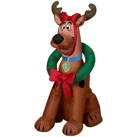 3.2ft. Airblown&reg; Inflatable Christmas Scooby Doo Reindeer {1}