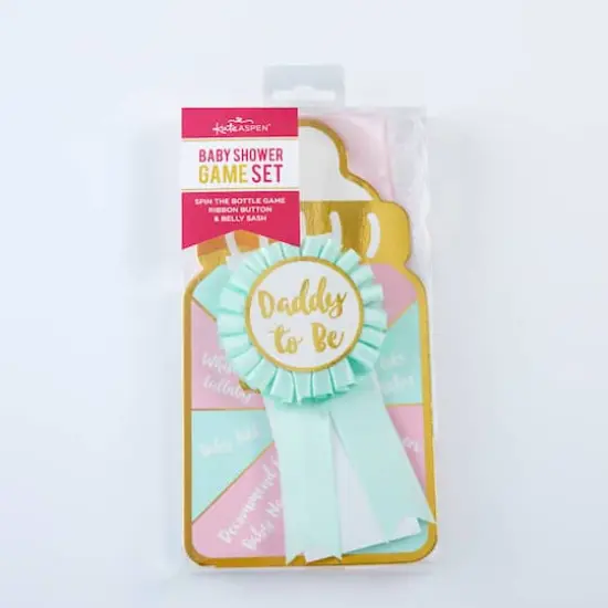 Kate Aspen&reg; Baby Shower Belly Sash & Game Set {9}