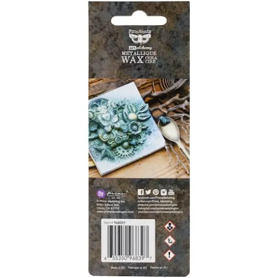 Finnabair&reg; Art Alchemy Metallique Wax, 0.68oz. Emerald {4}