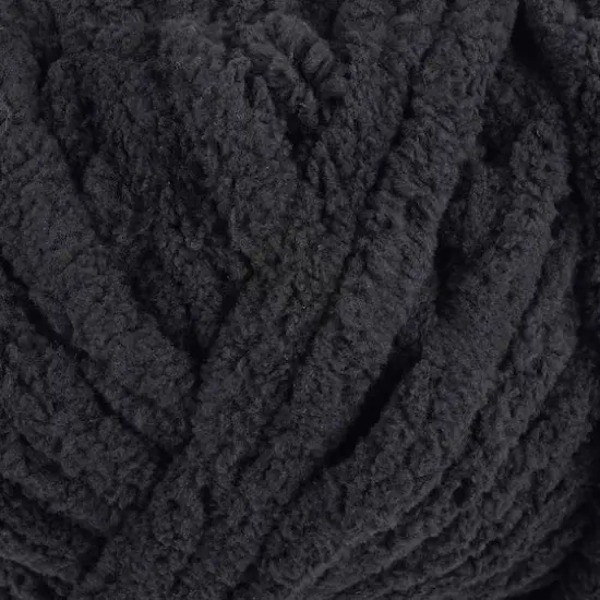 Cuddly Chenille Eco&trade; Yarn by Loops & Threads&trade; Black {3}