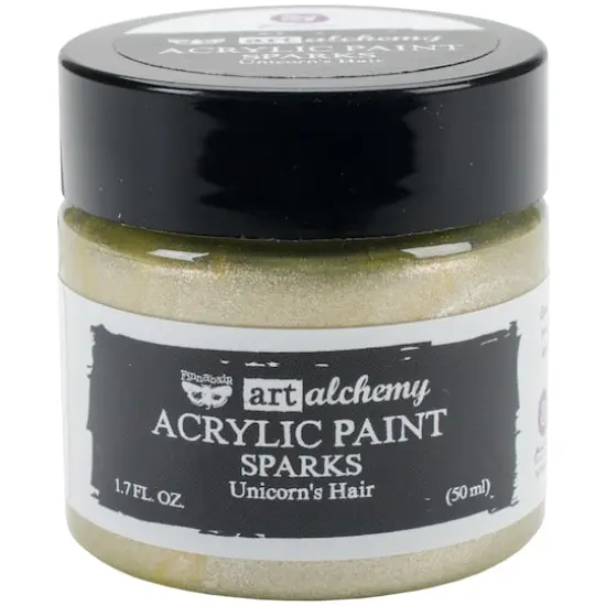 Finnabair&reg; Art Alchemy Sparks Acrylic Paint, 1.7oz. Unicorn's Hair {1}