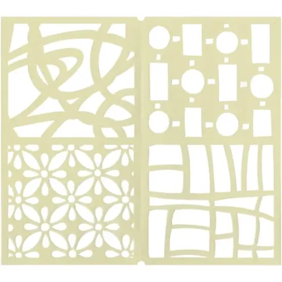 Dyan Reaveley's Dylusions Doodle It Too Dyalog Stencil {3}