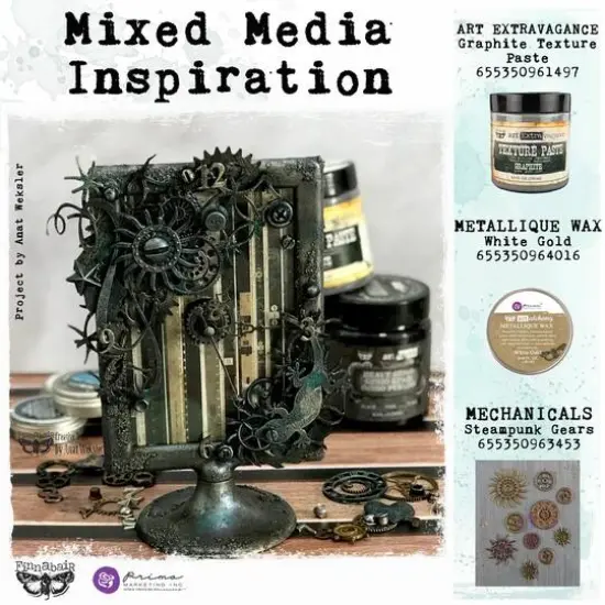 Finnabair&reg; Mechanicals Steampunk Gears Metal Embellishments {4}