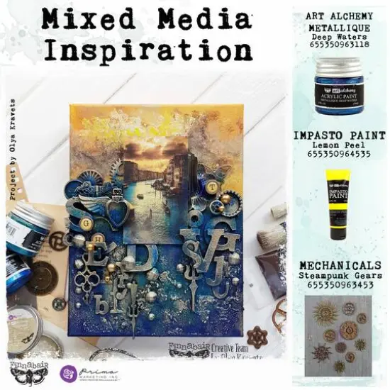 Finnabair&reg; Mechanicals Steampunk Gears Metal Embellishments {3}