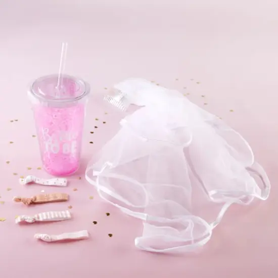 Kate Aspen&reg; Bride To Be Bachelorette Gift Set with Veil and Tumbler {7}