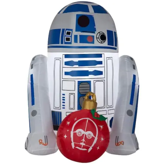 3ft. Airblown&reg; Inflatable Star Wars R2-D2 with Ornament {1}