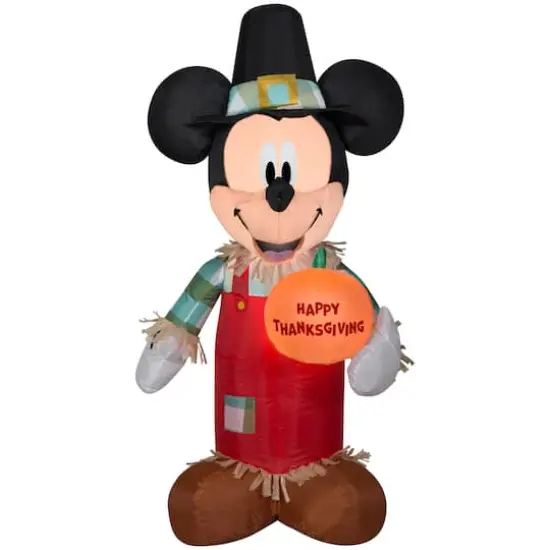 3.5ft. Airblown&reg; Inflatable Disney Mickey Holding Pumpkin {1}