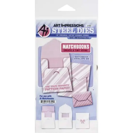 Art Impressions Matchbooks Envelope Die Set {1}