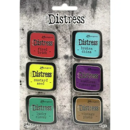 Tim Holtz&reg; Distress Enamel Collector Pin Set No. 2 {3}