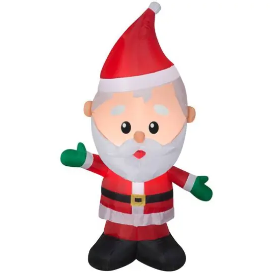 4ft. Airblown&reg; Inflatable Christmas Santa {1}