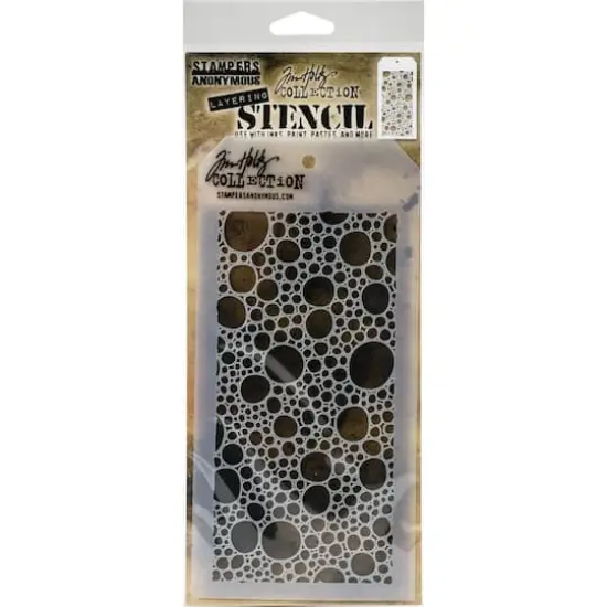 Stampers Anonymous Tim Holtz&reg; Bubbles Layered Stencil {1}
