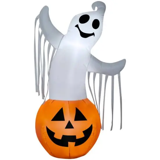 3.5ft. Airblown&reg; Inflatable Halloween Ghost in Pumpkin {1}