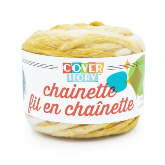 Lion Brand&reg; Cover Story&trade; Chainette Yarn Mustard {1}