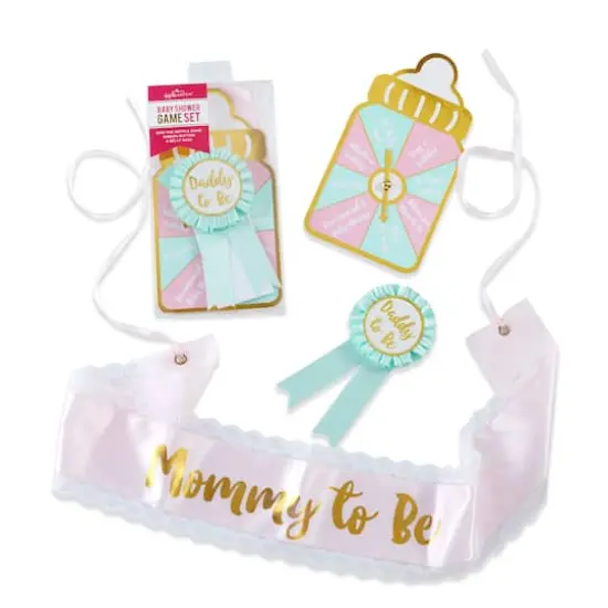 Kate Aspen&reg; Baby Shower Belly Sash & Game Set {1}