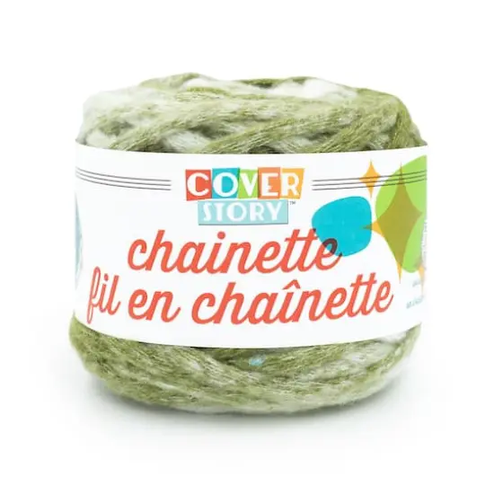 Lion Brand&reg; Cover Story&trade; Chainette Yarn Olive {1}