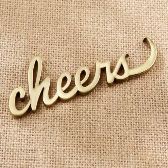 Kate Aspen&reg; Cheers Antique Gold Bottle Opener, 4ct. {5}