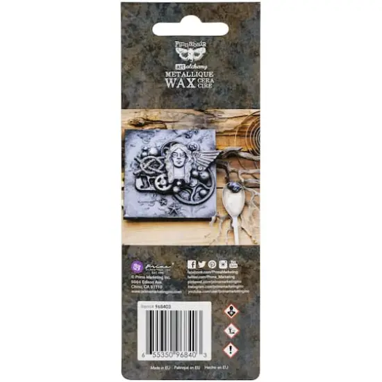 Finnabair&reg; Art Alchemy Metallique Wax, 0.68oz. Graphite {4}