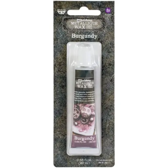 Finnabair&reg; Art Alchemy Metallique Wax, 0.68oz. Burgundy {1}