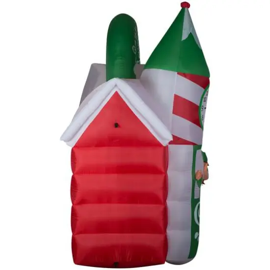 7.4ft. Airblown&reg; Inflatable Christmas Santa's Workshop Scene {3}